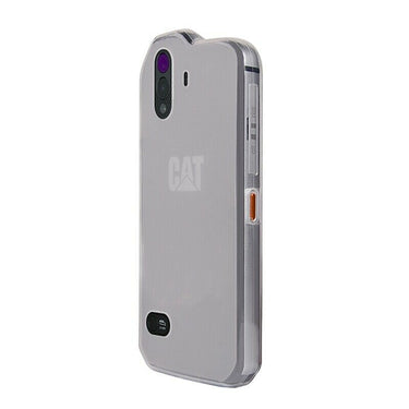 Funda Protectora De Silicona TPU Case Roxx Para Teléfono Cat S61 Blanco-Transparente - KATZER